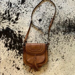 Tan Leather crossbody